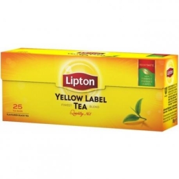 Tee Lipton Yellow Label black 25tk/pk