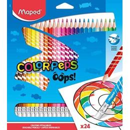 Värvipliiatsid ColorPeps Oops-24 värvi