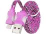 Kaabel iPhone 5,6,7,8,X Nylon LED Pink