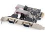 Kaart PCI-Express 2xSerial + LP bracket Serial Com kaart